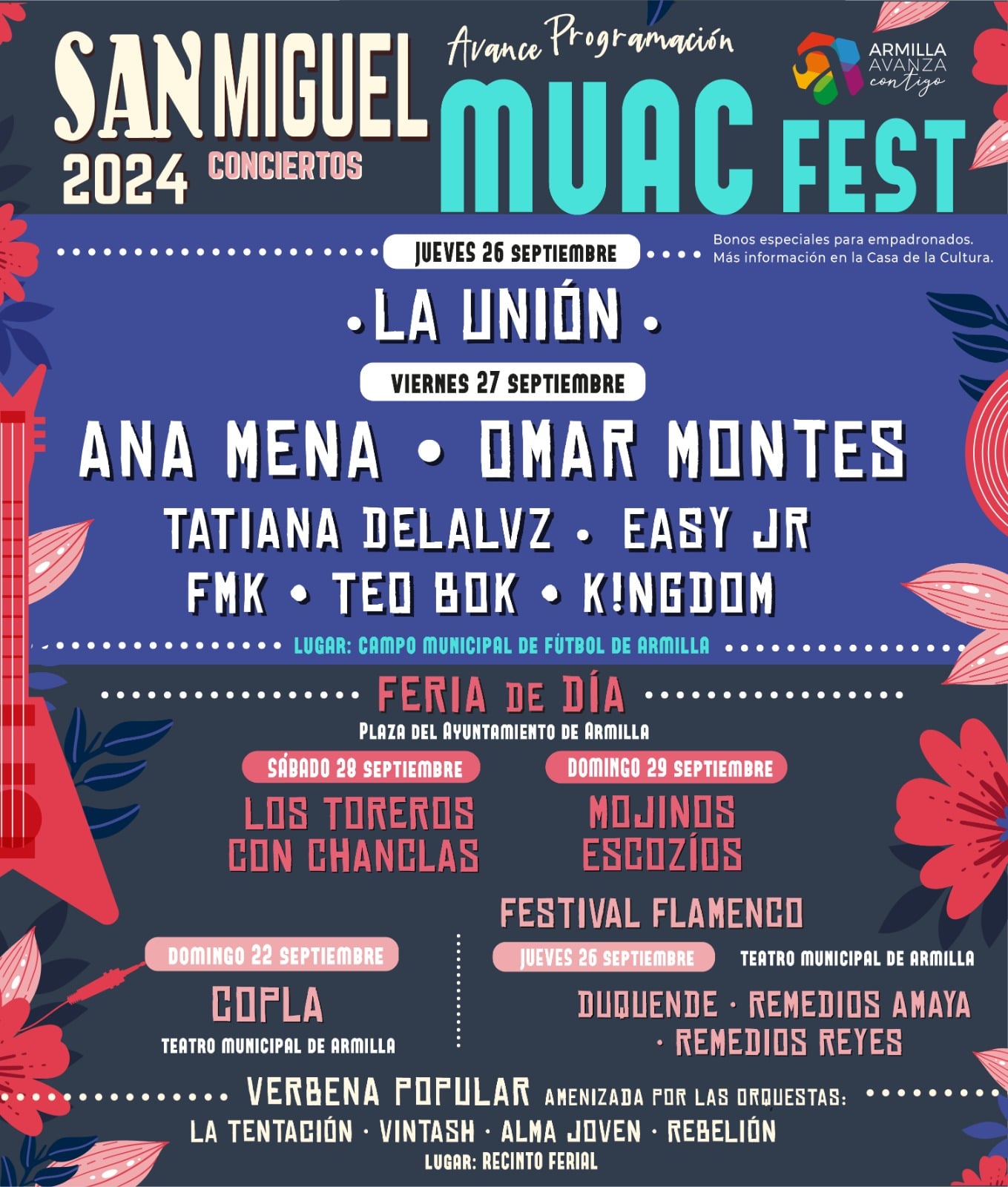 Presentado El Cartel De Las Fiestas De San Miguel Con El Muac Festival