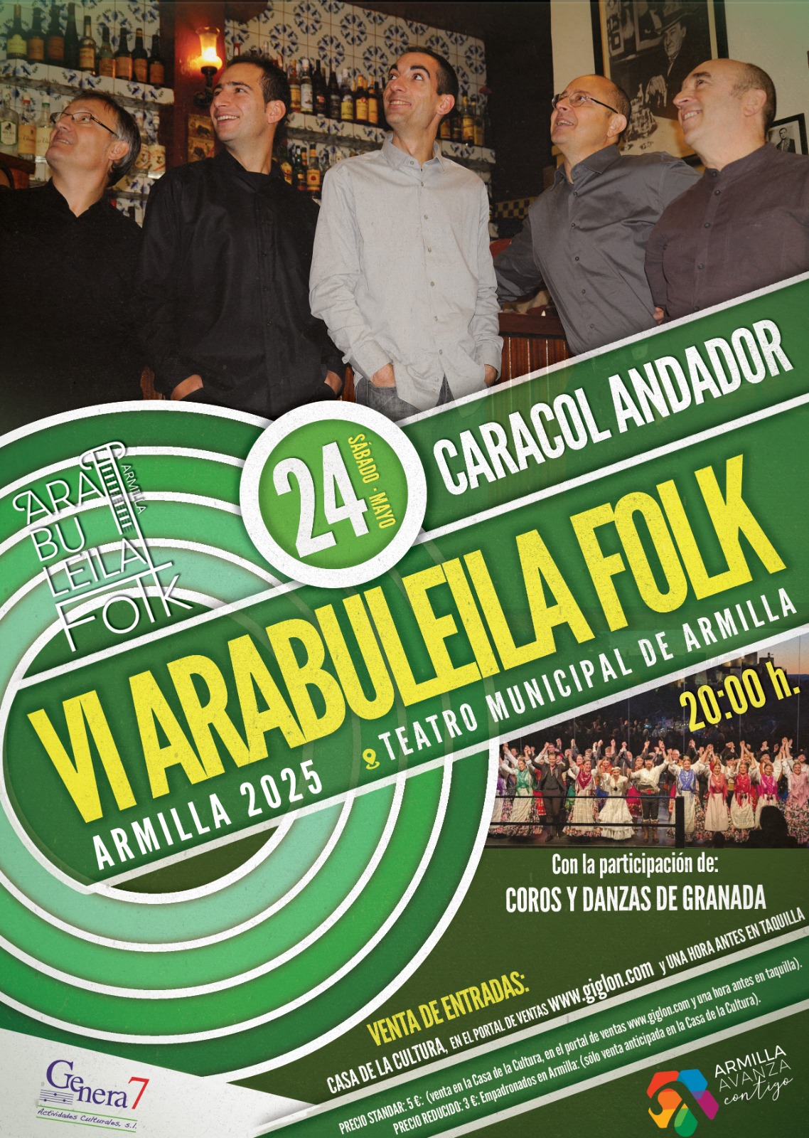 CARACOL ANDADOR en concierto (VI ARABULEILA FOLK)