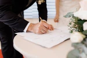 Boda civil