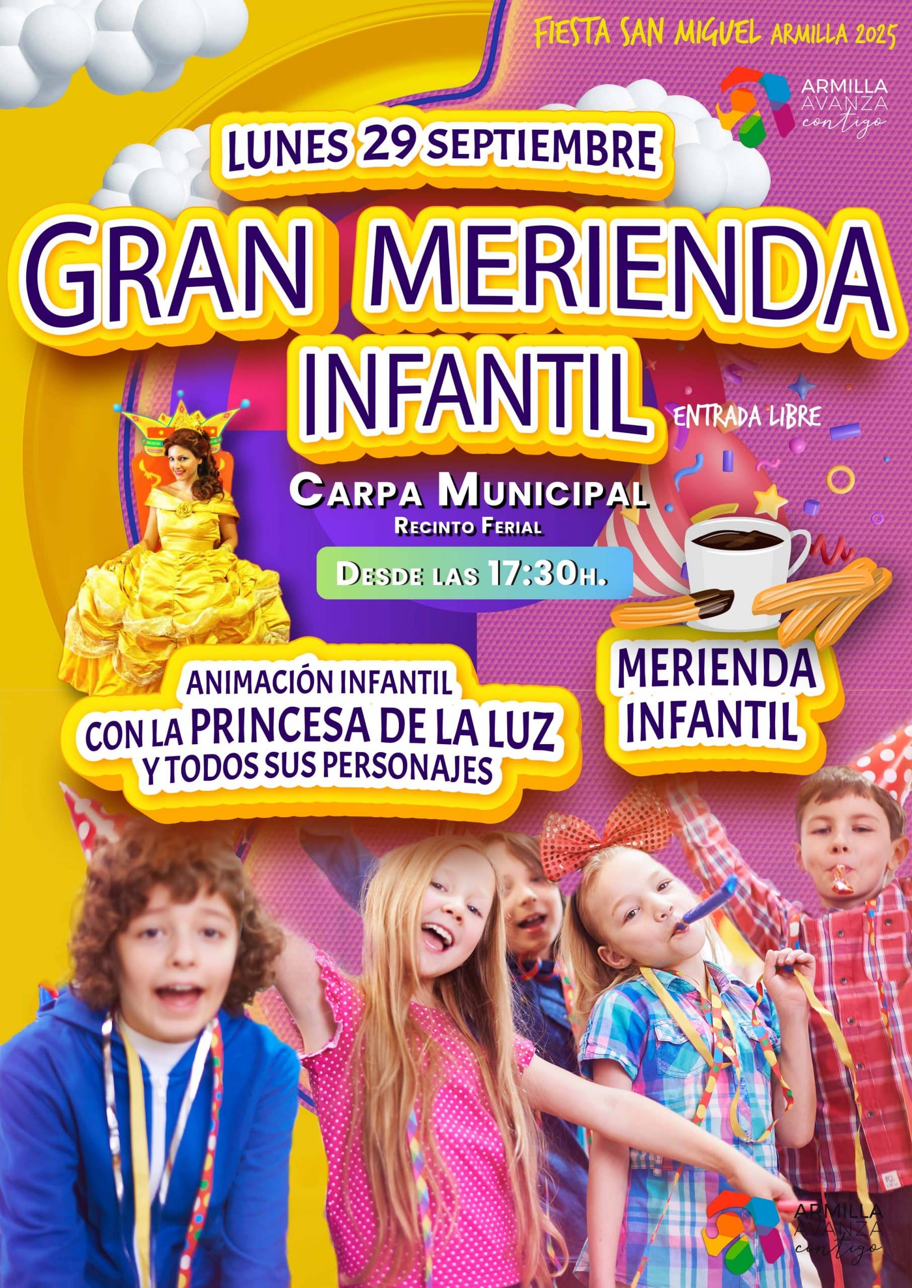 Gran merienda infantil
