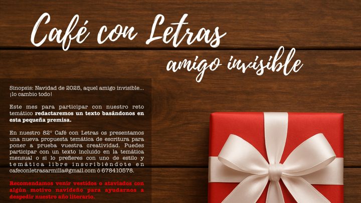 Café con letras. Amigo invisible