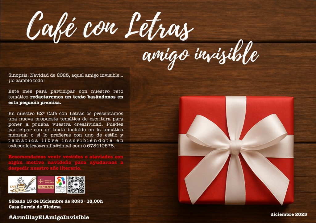 Café con letras. Amigo invisible