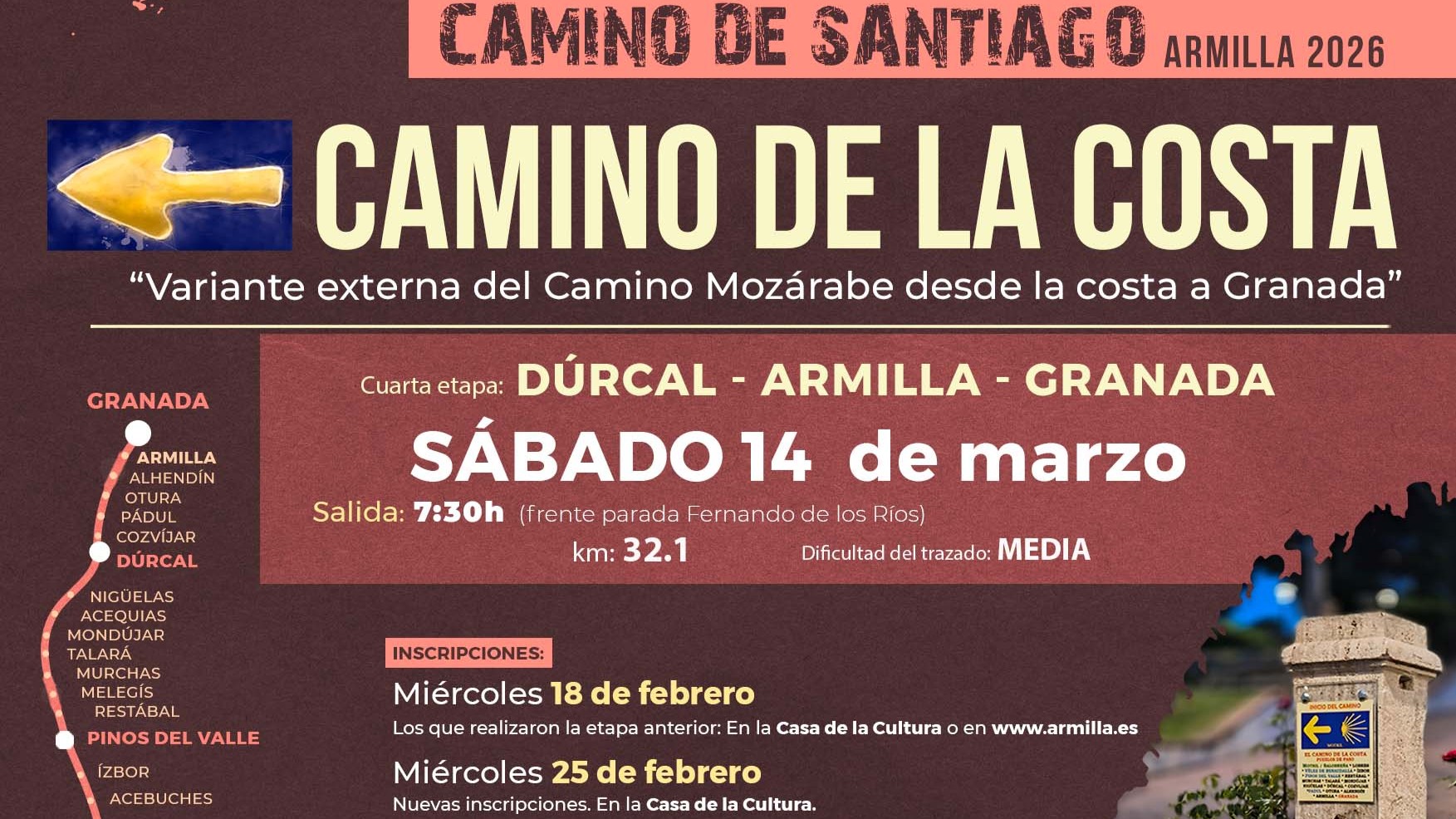 MOZARABE 2025 26 COSTA 4ª etapa Cartel