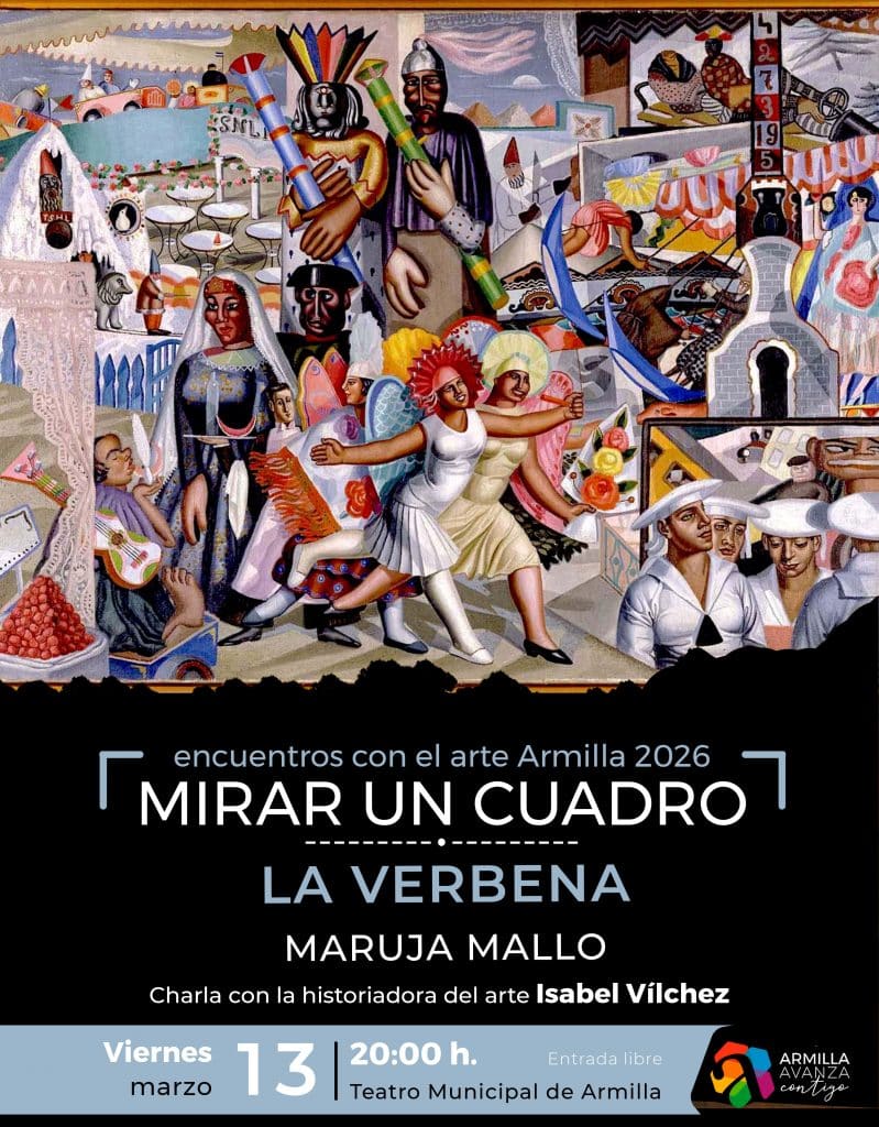 Mirar un cuadro. La verbena